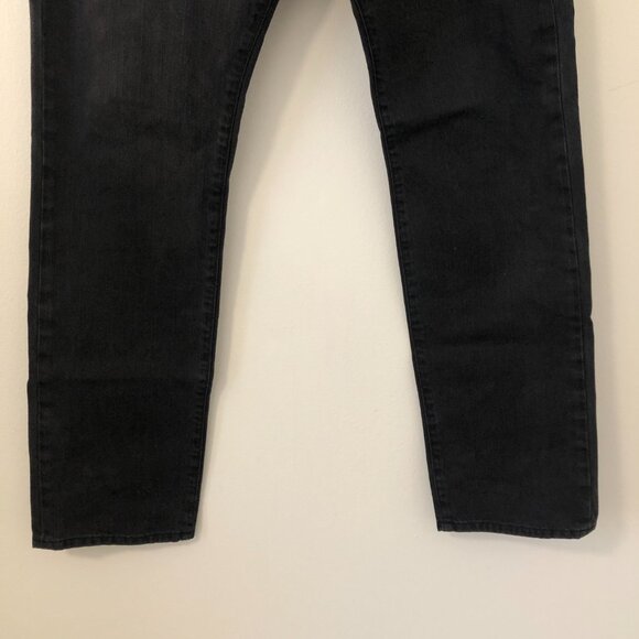 Duchamp London Black Cotton Jeans Straight Leg Size 29x30 - Picture 3 of 12